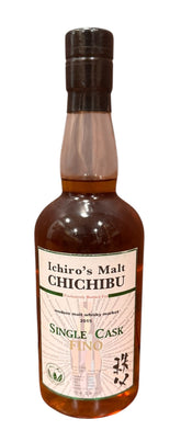 Ichiro's Malt Chichibu for Modern Malt Whisky Market 2015 Single Cask Fino Japanese Whisky 59.2% ABV, 700ml