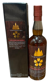 Yamazakura Port Wine Cask Finish Pure Malt Japanese Whisky 46% ABV, 700ml