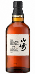Yamazaki 25 Years Single Malt Japanese Whisky 43% ABV, 700ml (Post-2021 Reformulated Expression)