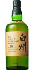 Hakushu 18 Single Malt Japanese Whisky 43% ABV, 700ml