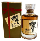 Old & Rare  Suntory Whisky 17 Year Old Hibiki Gold Label Miniature, 180ml 43% ABV