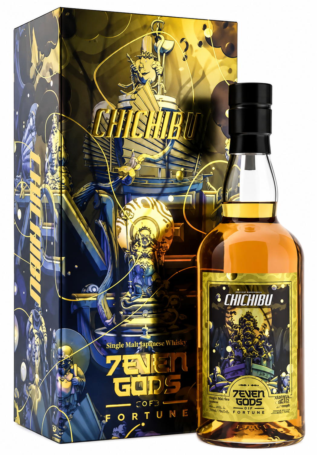 Chichibu 7Even Gods of Fortune Ed. 8 Takarabune Cask #5731 Japanese Whisky 64.7% ABV, 700ml