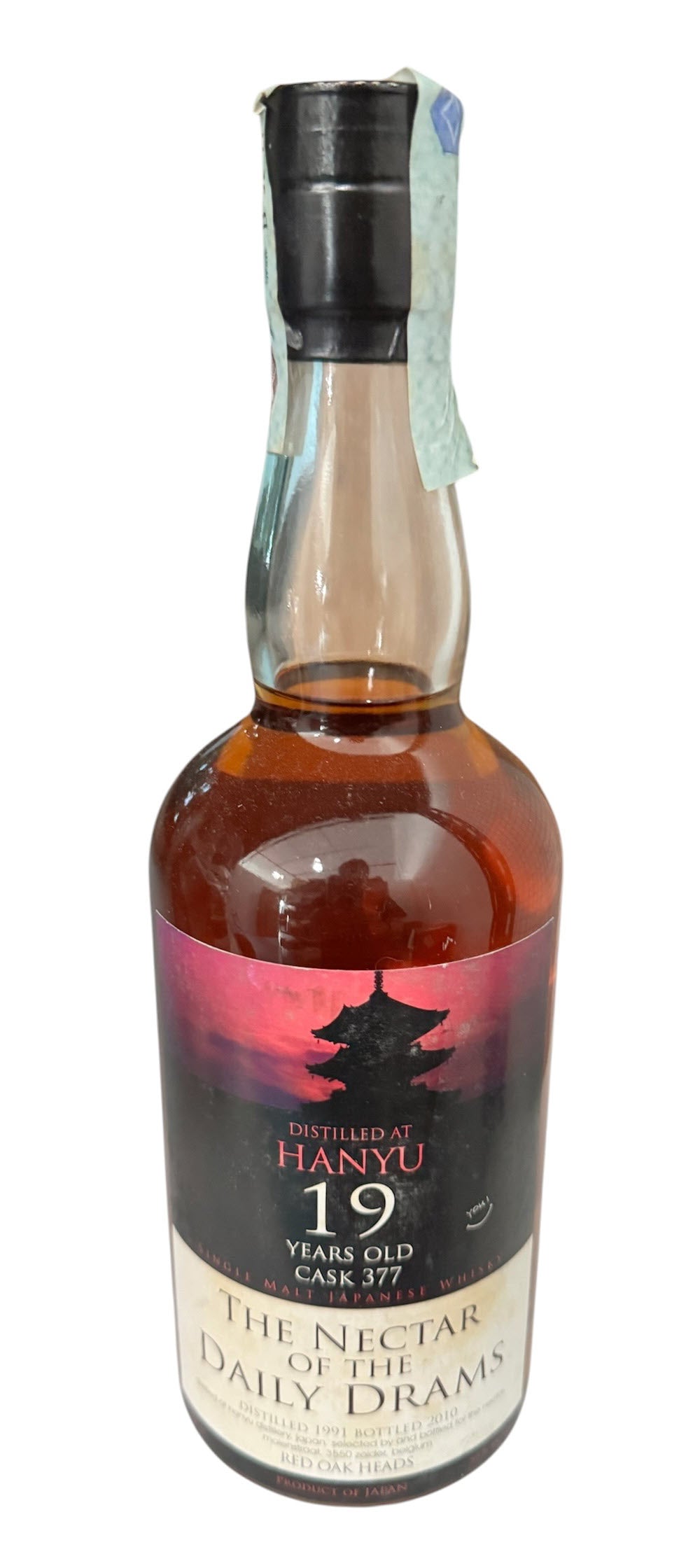 Hanyu 1991 19 Years Cask #377 'The Nectar of the Daily Dram' Japanese Whisky 56.0% ABV, 700ml
