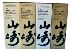 Suntory Yamazaki Tsukuriwake Selection 2022 Edition – 4 Bottle Whisky Set 48% ABV, 700ml