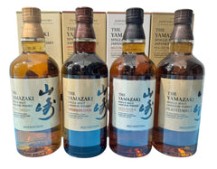 Suntory Yamazaki Tsukuriwake Selection 2022 Edition – 4 Bottle Whisky Set 48% ABV, 700ml
