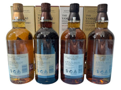 Suntory Yamazaki Tsukuriwake Selection 2022 Edition – 4 Bottle Whisky Set 48% ABV, 700ml