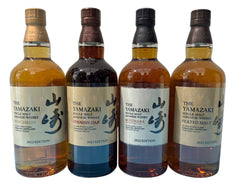 Suntory Yamazaki Tsukuriwake Selection 2022 Edition – 4 Bottle Whisky Set 48% ABV, 700ml