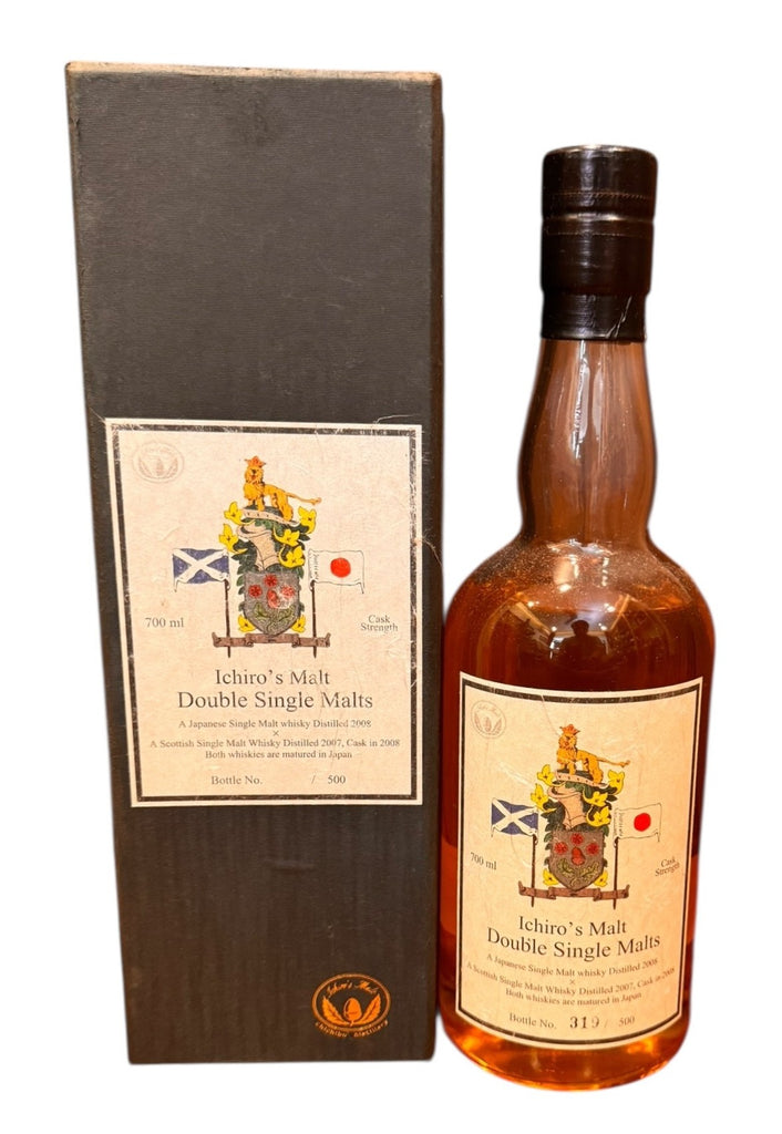 Ichiro's Malt Double Single Malts Whisky 62% ABV, 700ml – Rare