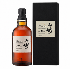Yamazaki 25 Years Single Malt Japanese Whisky 43% ABV, 700ml (Post-2021 Reformulated Expression)