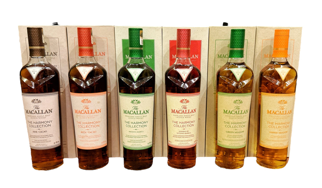 Macallan 'The Harmony Collection' - Cacao/Arabica/Meadow 6 Bottles