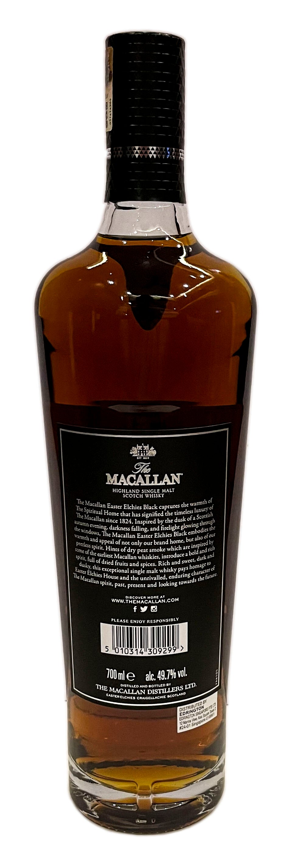 Macallan Easter Elchies Black 2019 Release 700ml, 49.7% ABV