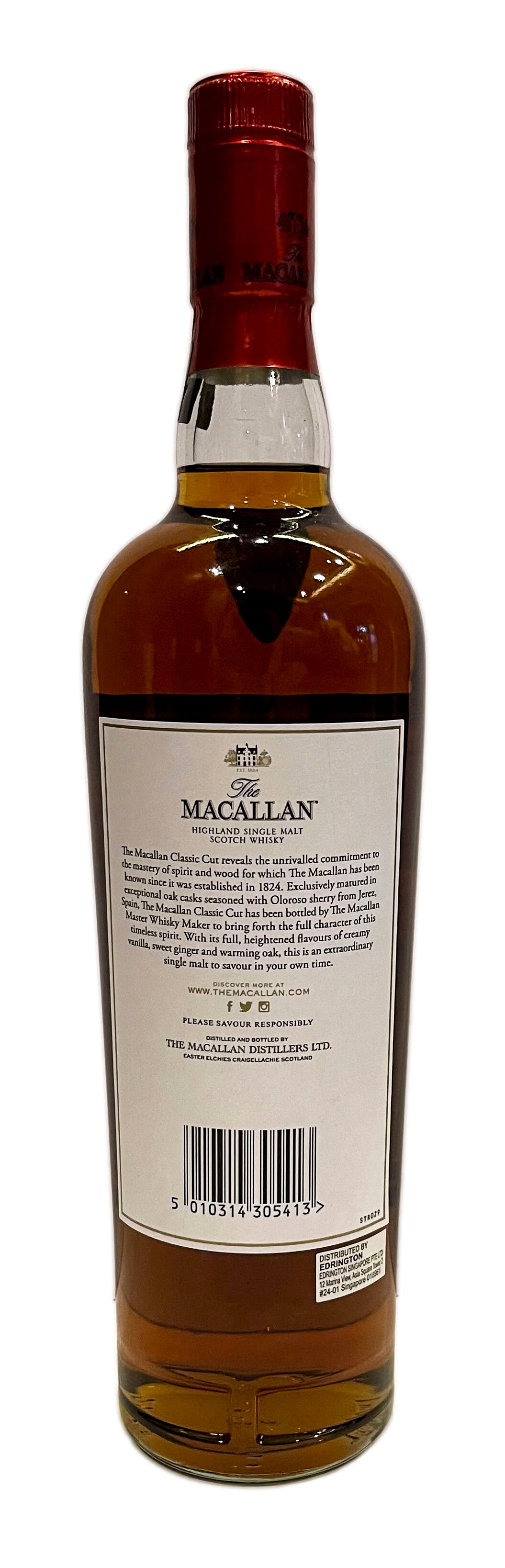 Macallan Classic Cut 2017 700ml, 58.4% ABV