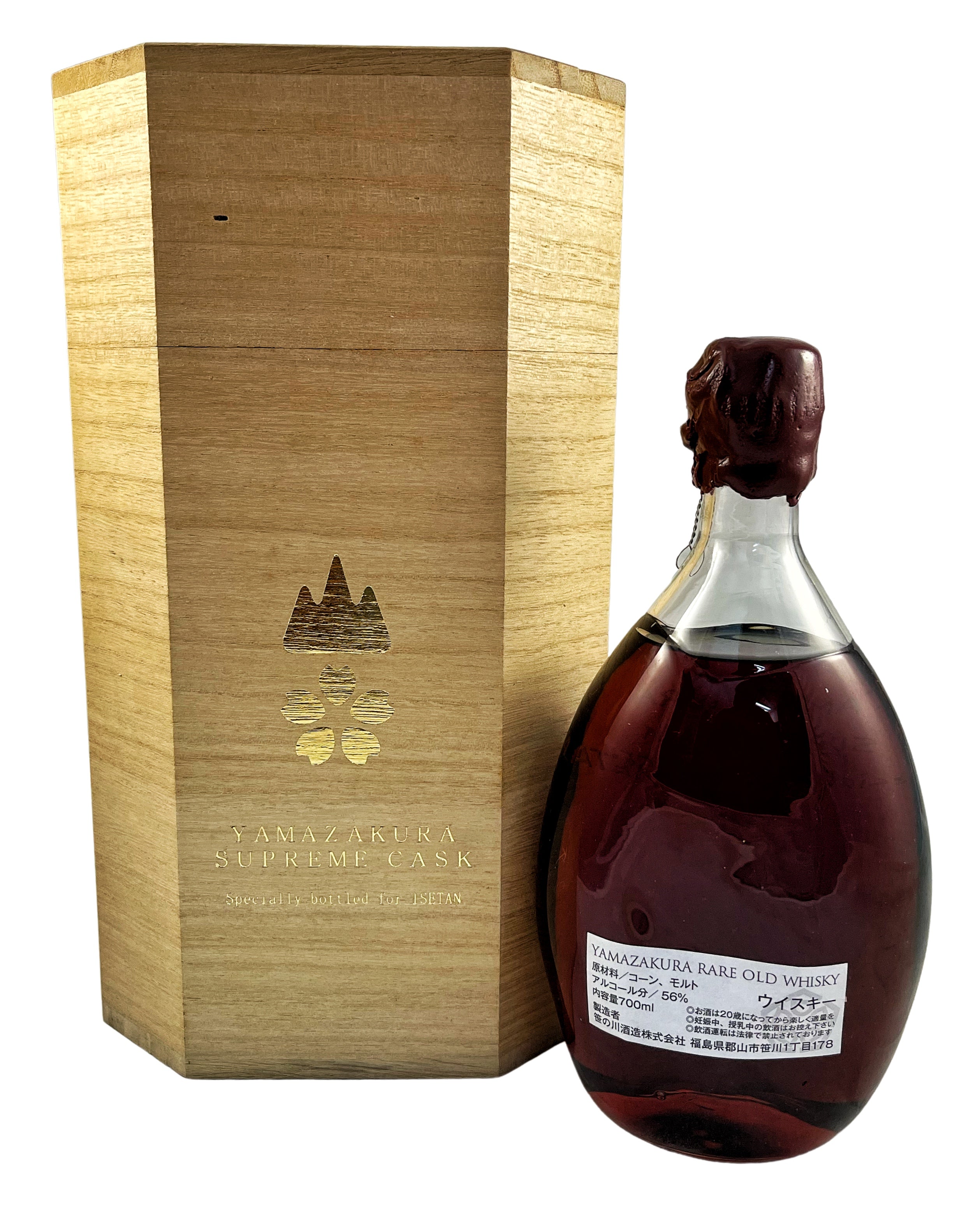 Yamazakura Supreme Cask Rare Old Whisky for Isetan 56% ABV, 700ml