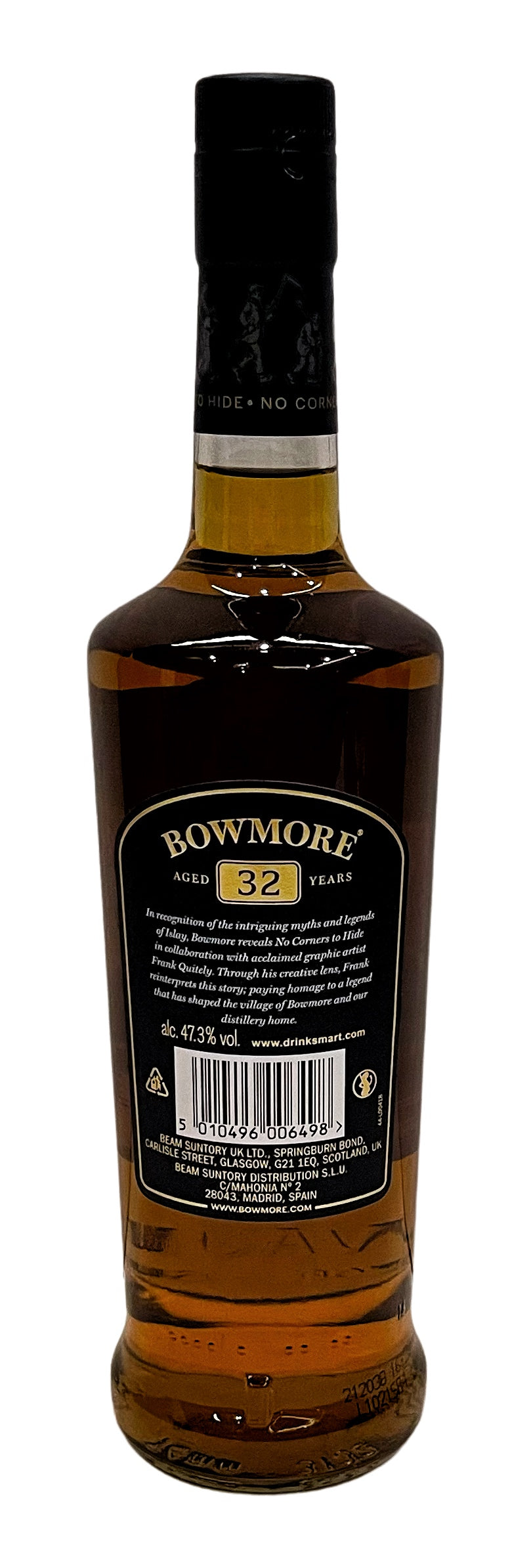 Bowmore 'No Corners to Hide' Frank Quietly Series 32 years Whisky 47.3% ABV, 700ml