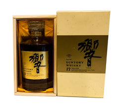 Old & Rare Suntory Whisky 17 Year Old Hibiki Double Gold Label,  750ml 43% ABV (No Box)