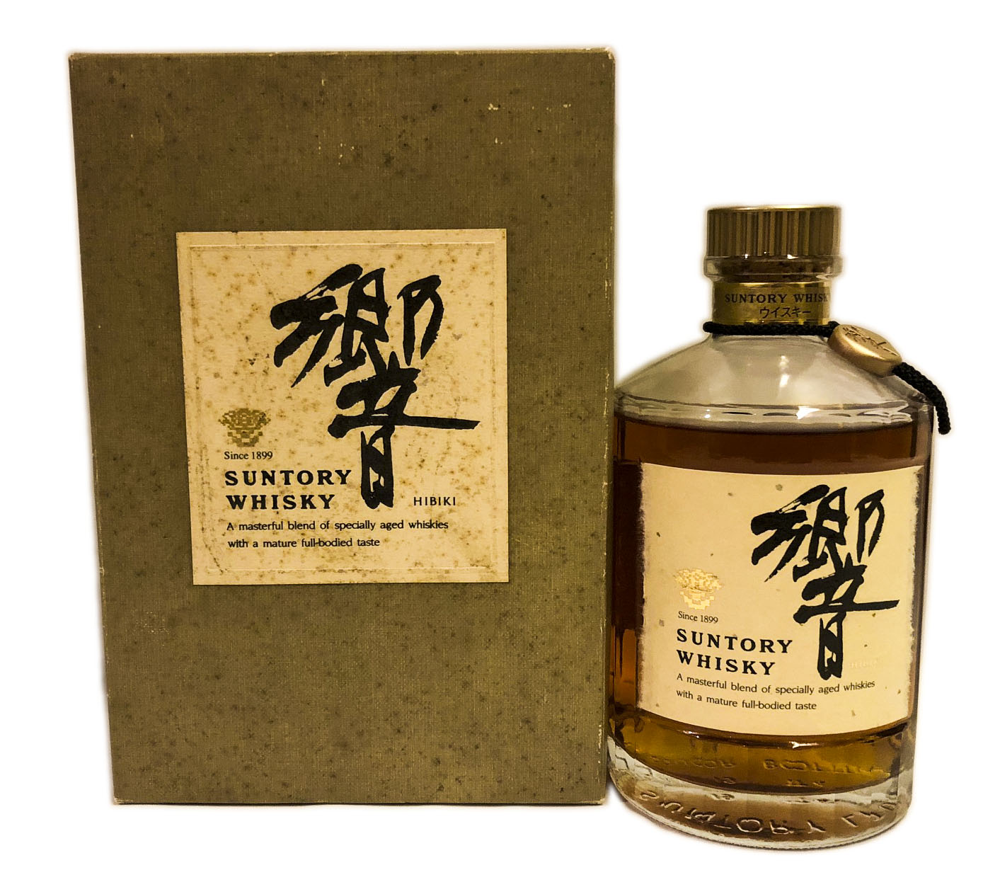 Old & Rare Suntory Whisky Hibiki Gold Top and Back Label (17 Year),  700ml 43% ABV