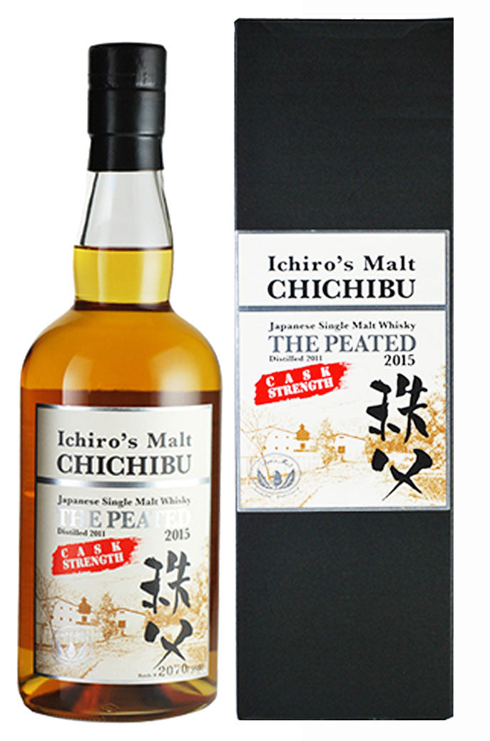 Ichiro's Malt Chichibu The Peated 2015 Cask Strength Japanese Whisky 700ml, 62.5% ABV