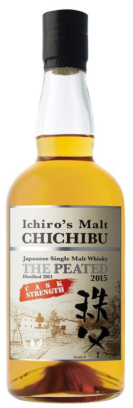 Ichiro's Malt Chichibu The Peated 2015 Cask Strength Japanese Whisky 700ml, 62.5% ABV