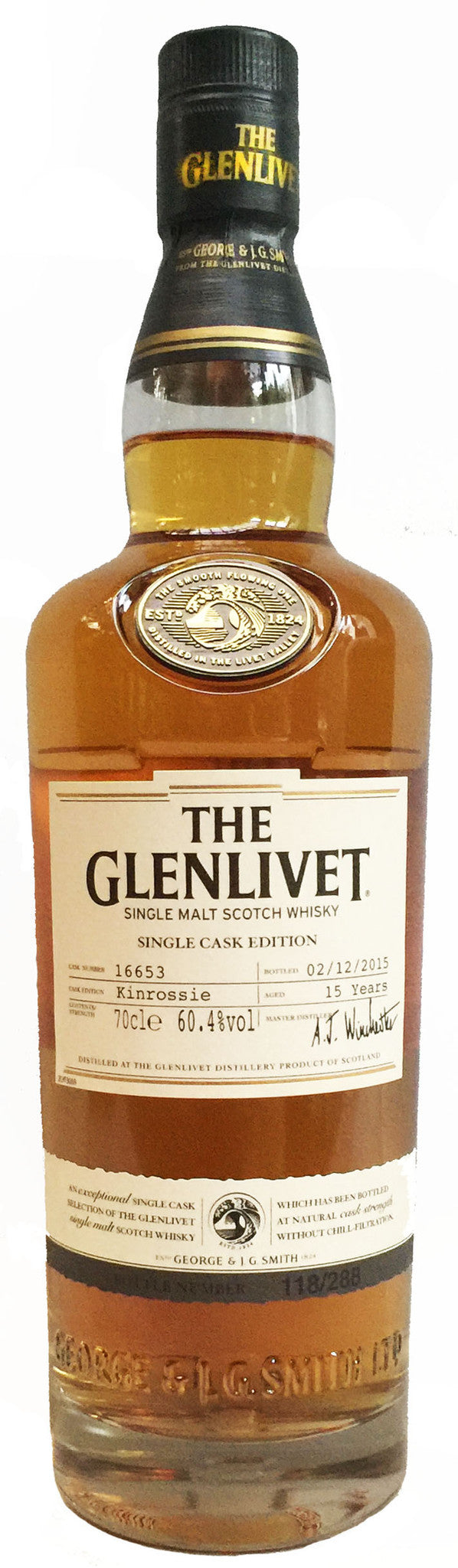 Glenlivet KINROSSIE Single Cask Limited Edition for Singapore 700ml 60.4%