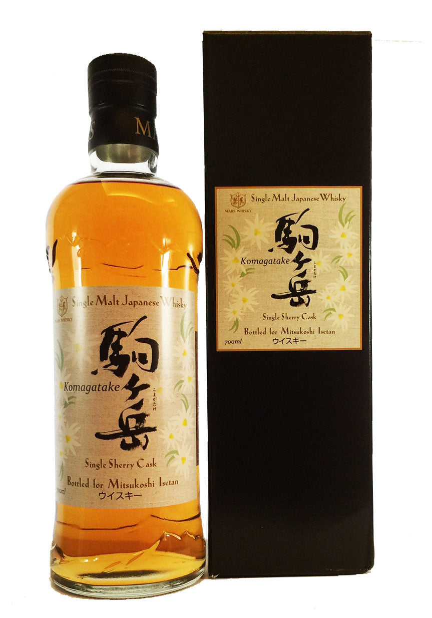 KOMAGATAKE Single Malt Sherry Cask 1436 bottled for Mitsukoshi Isetan Japanese Whisky