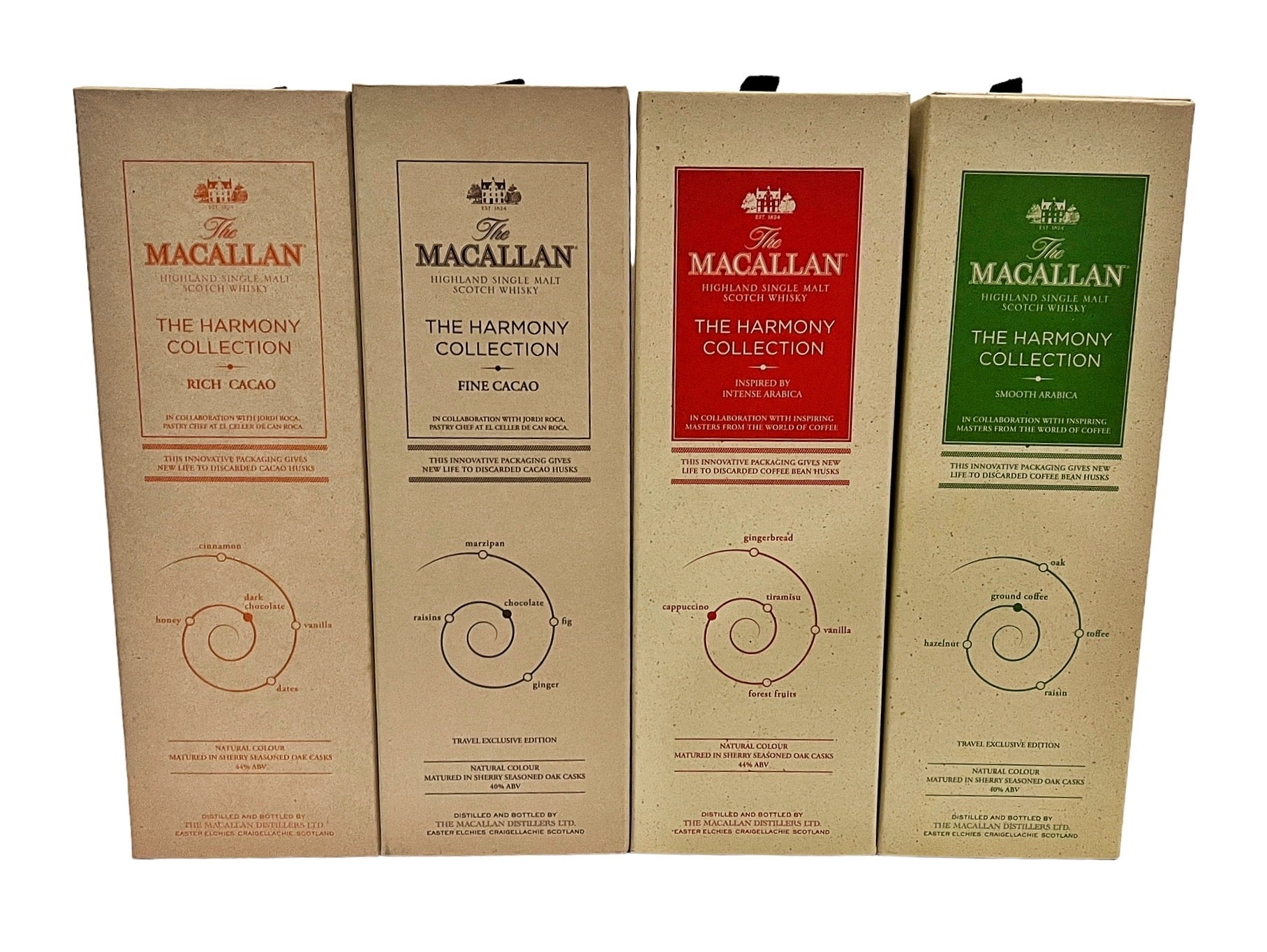 Macallan 'The Harmony Collection' - Cacao/Arabica 4 Bottles Set