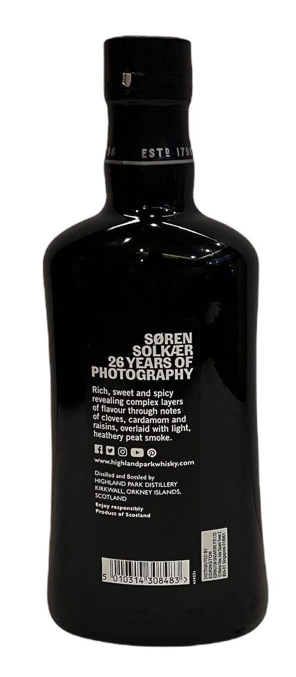 Highland Park Soren Solkaer 26 Years of Photography Scotch Whisky 700ml, 40.5% ABV