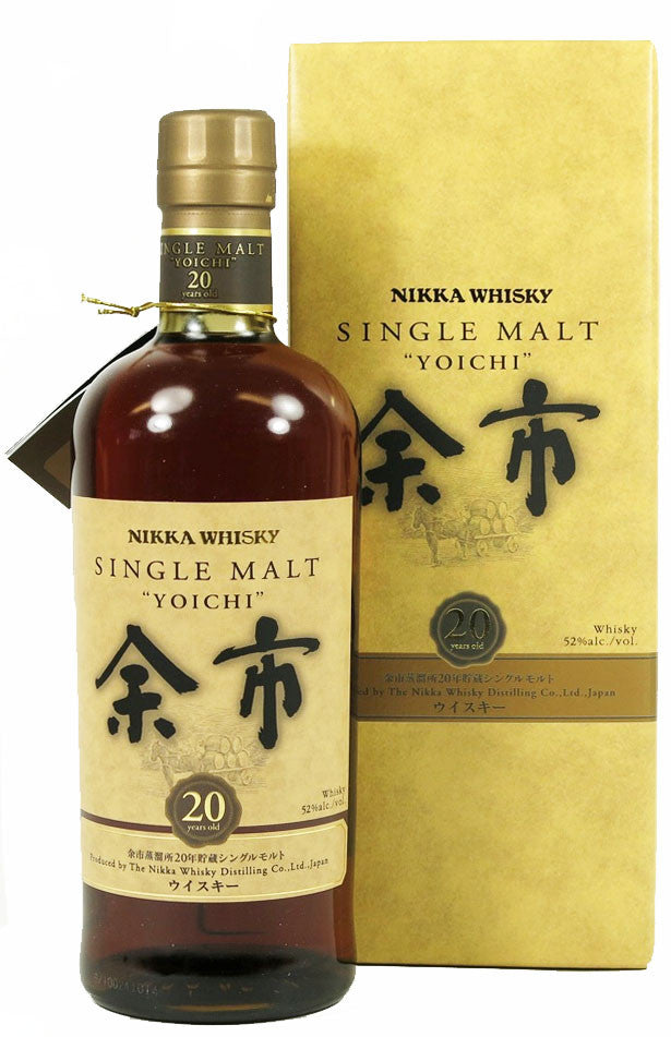 Yoichi 20 Single Malt Japanese Whisky 700ml, 52% ABV