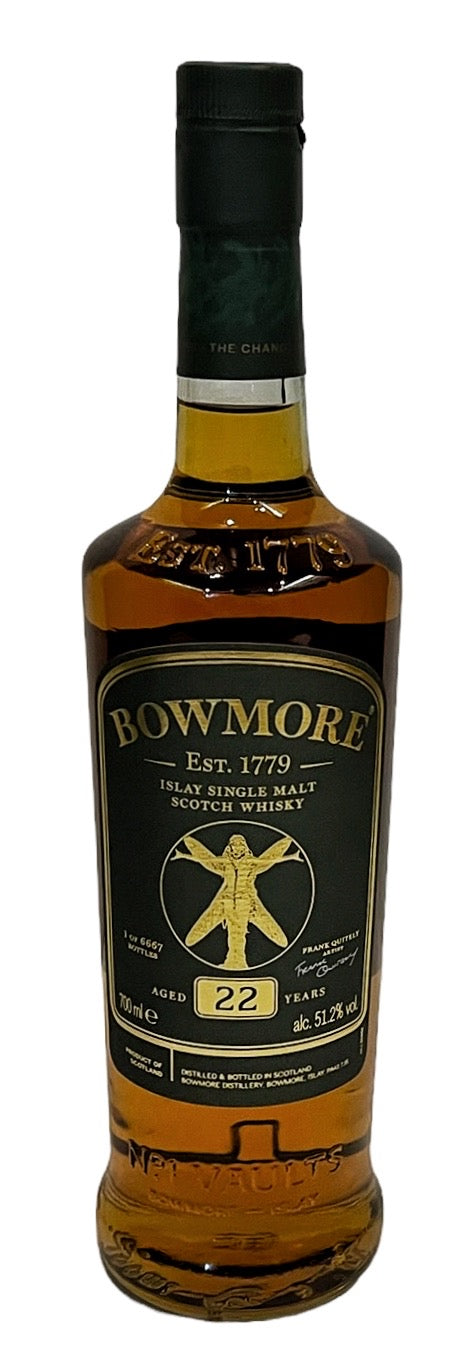 Bowmore 'The Changeling' Frank Quitely Series 33 & 22 years Whisky Set (48.7% 51.2% ABV), 700ml