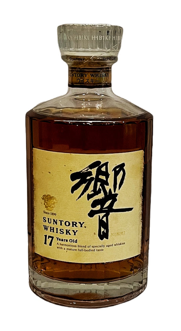 Old & Rare Suntory Whisky 17 Year Old Hibiki Back Gold Label with Gold Box, (03) 700ml 43% ABV