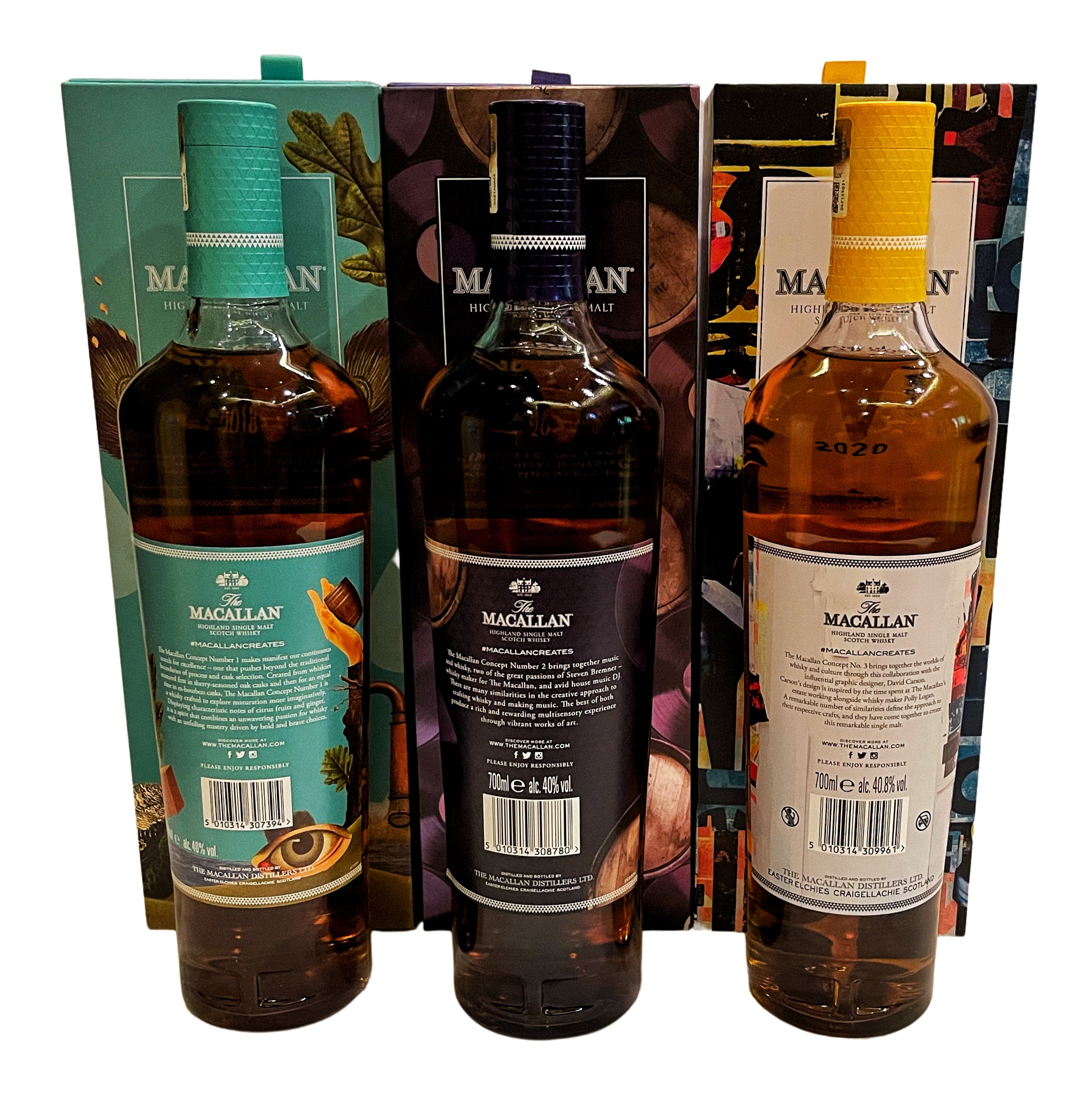 Macallan Concept 3 Bottles Set