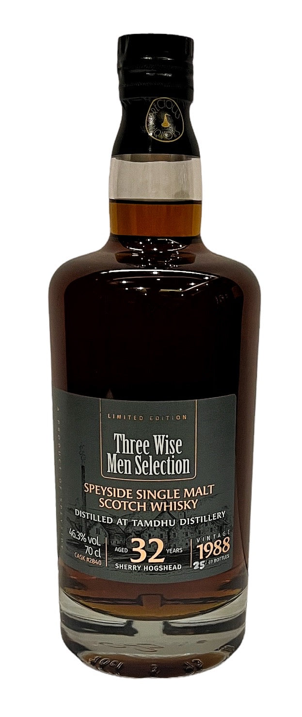 Tamdhu 32 yr Single Malt Whisky by Three Wise Men Selection 700ml, 46.3% ABV