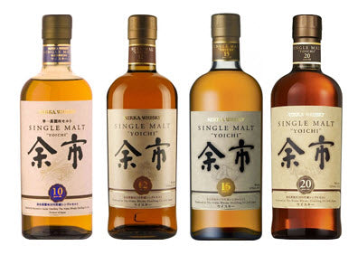 Yoichi Single Malts Collection - 20, 15, 12 & 10 Year Old