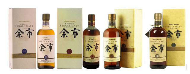 Yoichi Single Malts Collection - 20, 15, 12 & 10 Year Old